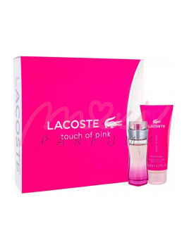 Lacoste Touch of Pink, Toaletní voda 50ml + Tělové mléko 150ml