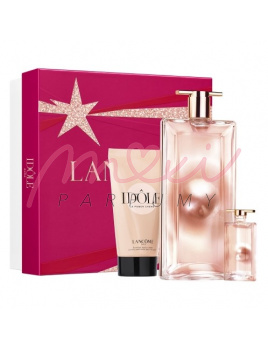 Lancôme Idôle Aura SET: Parfumovaná voda 50ml + Parfumovaná voda 5ml + Tělové mléko 50ml