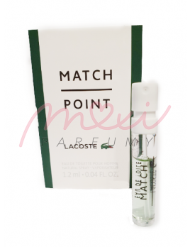 Lacoste Match Point Cologne, EDT - Odstrek vône s rozprašovačom 3ml