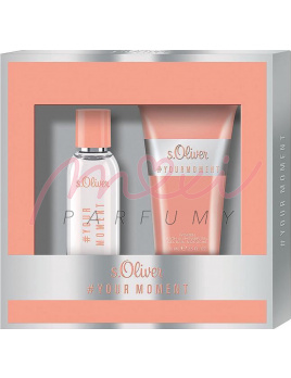 S.Oliver YourMoment Women SET: Toaletní voda 30ml + Sprchovací gél 75ml