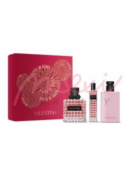 Valentino Donna Born In Roma SET: Parfumovaná voda 100ml + Parfumovaná voda 15ml + Tělové mléko 50ml