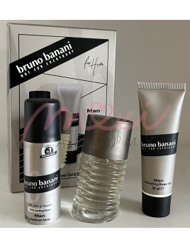 Bruno Banani Man, Toaletní voda 50ml + 50ml Sprchový gél + 50ml Deodorant