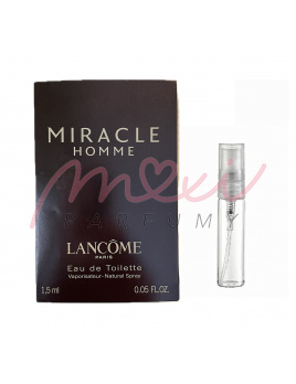 Lancome Miracle Homme, Vzorek vůně