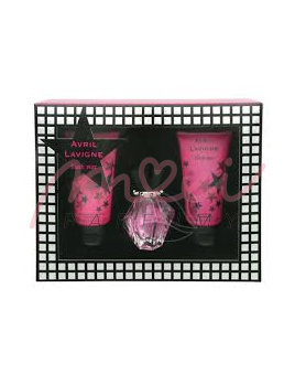 Avril Lavigne Black Star SET: Parfémovaná voda 15ml + Sprchový gél 50ml + Tělové mléko 50ml