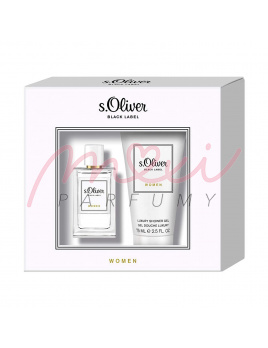 s.Oliver Black Label Women SET: Toaletní voda 30ml + Sprchovací gél 75ml