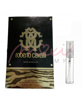 Roberto Cavalli Nero Assoluto, Vzorek vůně