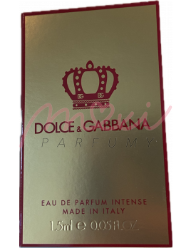 Dolce & Gabbana Q Intense, EDP - Vzorek vůně